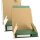 Ordnerverpackung weiß 320x290x35-80 mm | Höhenvariable Wickelverpackung | Stabiler Buch- und Ordnerversand