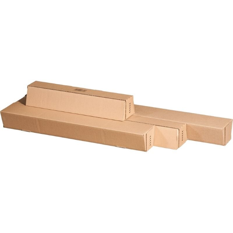 Versandhülse 860x105 mm braun | Stabiler Karton für Rollenversand