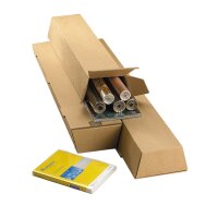 Versandhülse 610x145 mm braun | Stabiler Karton...