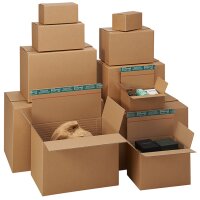 Faltkarton 460x310x210-300 mm einwellig | Versandkarton...