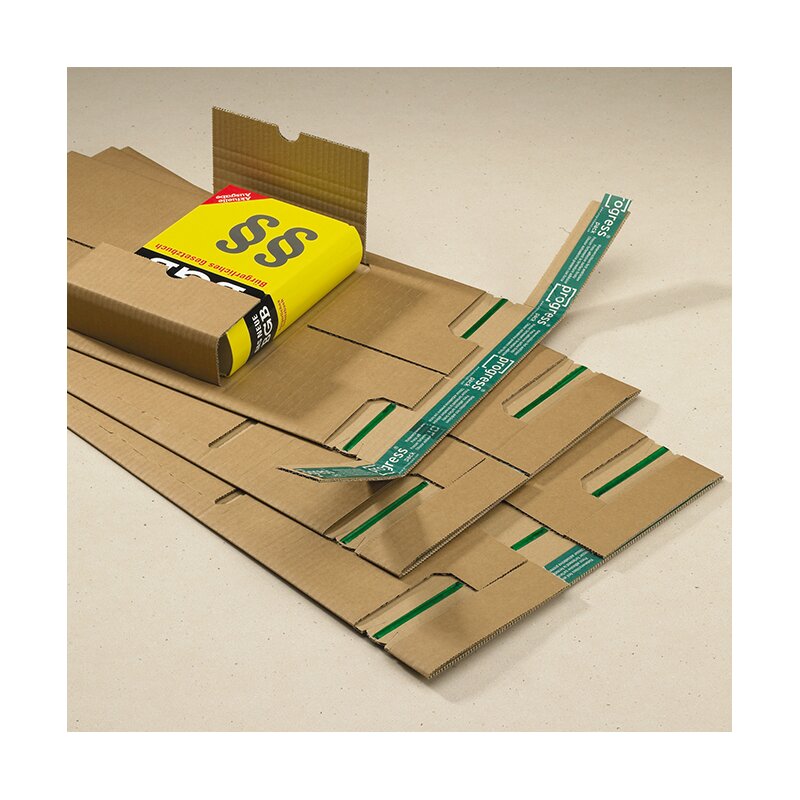 Wrap-around packaging centre with safety tabs 320x320x-55 mm (LP)