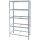 Metall Schwerlastregal verzinkt 1800x1200x300 mm - 5 Böden