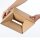 Automatic bottom box 230x160x125 mm single wall | Crash-lock carton with self-sealing tape (DIN A5+)
