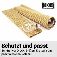 Flaschenhülse Natur | für 0,375 L Weinflasche | Schutzhülse aus Pappe | 270x130 mm