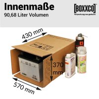 Gefahrgutverpackung 570x370x430 mm | Zertifizierte...