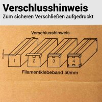 Gefahrgutverpackung 570x370x430 mm | Zertifizierte UN-Versandkartonage für Gefahrgut I FEFCO 0201