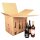 PREMIUM Flaschenversandkarton für 3 Flaschen (0,75 - 1L) | 305x108x368 mm | Flaschenkarton