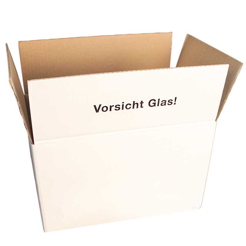 Export Bottle Carton without Dividers | 24 Bottles 0,2 - 0,25 L | 353x235x210 mm