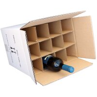 Export-Flaschenkarton | 12 Flaschen 0,75 L | 320x240x310 mm