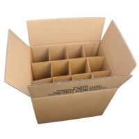 Export-Flaschenkarton | 12 Flaschen 1 L | 371x279x310 mm