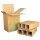 ECOLINE Flaschenkarton | 6 Flaschen 0,75 L | 305x212x368 mm I FEFCO 0203
