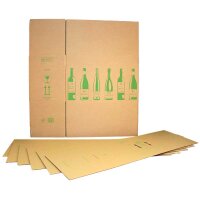 ECOLINE Flaschenkarton | 18 Flaschen 0,75 L | 628x305x368...