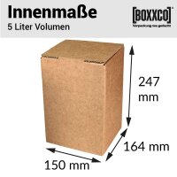Karton Bag-in-Box 5 Liter