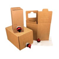 Komplettset Bag-in-Box 5 Liter I 164x150x247 mm I FEFCO 0713