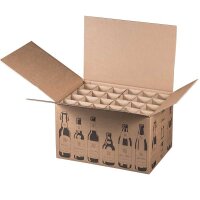 Versandkarton BIER für 24 Flasche 0,33 - 0,5 L |...