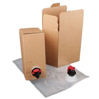 Komplettset Bag-in-Box 1,5 Liter I Beutel + Karton I...