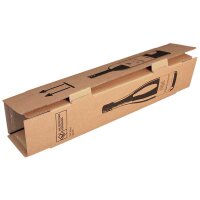 PREMIUM Flaschenversandkarton für 1 Flasche (0,75 - 1L) | 105x105x420 mm | Flaschenkarton