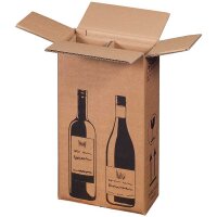 PREMIUM Flaschenversandkarton für 6 Flaschen (0,75 -...