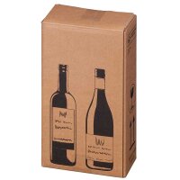 PREMIUM Flaschenversandkarton für 6 Flaschen (0,75 -...