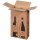 PREMIUM Bottle Shipping Box for 6 Bottles (0.75 - 1L) | 305x212x368 mm | Wine Box