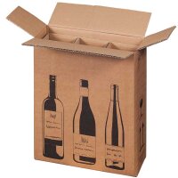 PREMIUM Flaschenversandkarton für 9 Flaschen (0,75 -...
