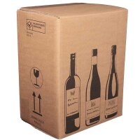 PREMIUM Bottle Shipping Box for 15 Bottles (0.75 - 1L) | 524x305x368 mm | Wine Box