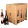 PREMIUM Bottle Shipping Box for 2 Bottles (0.75 - 1L) | 204x108x368 mm | Wine Box