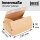 Automatic bottom box 230x160x50 mm single wall | Crash-lock carton with self-sealing tape