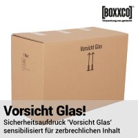 BOXXwell Flaschenkarton | 18 Flaschen 0,75 - 1 L | 610x285x380 mm