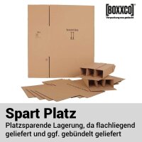 BOXXwell Flaschenkarton | 18 Flaschen 0,75 - 1 L | 610x285x380 mm