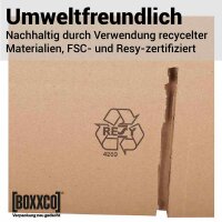 BOXXwell Flaschenkarton | 18 Flaschen 0,75 - 1 L | 610x285x380 mm