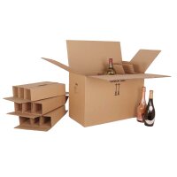 BOXXwell Flaschenkarton | 18 Flaschen 0,75 - 1 L |...