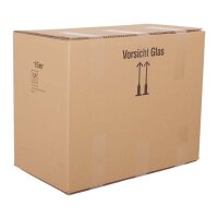 BOXXwell Flaschenkarton ohne Gefache | 15 Flaschen 0,75 -...