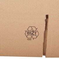 BOXXwell Flaschenkarton ohne Gefache | 15 Flaschen 0,75 - 1 L | 515x285x380 mm